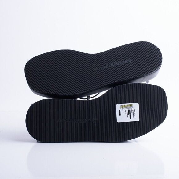 Loeffler Randall Womens Black Flatform Strappy Sandals Leather US 8 EU 38.5 - Picture 8 of 8